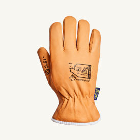 SUPERIOR GLOVE WORKS USA LIMITED 378GOBTK3X Superiorglove Endura Oilbloc Goatskin, Keystone Thumb, Thinsulate Lined Safety Gloves, ANSI A4, 3XL image.