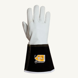 SUPERIOR GLOVE WORKS USA LIMITED 399GKGL5L Superiorglove Endura Goatskin Glove W/Blended Aramid Liner, 5" Split Cuff, ANSI A4, L image.