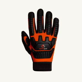 SUPERIOR GLOVE WORKS USA LIMITED MXVSBE/L Superiorglove Clutch Gear Impact Resistant Mechanics Glove W/Suregrip Palm Patches, ANSI A2, L image.
