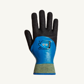 SUPERIOR GLOVE WORKS USA LIMITED SCXPNTFC-7 Superiorglove Emerald CX Kevlar/Steel Glove, Fully Coated Nitrile W/Micropore Palm, Size 7 image.