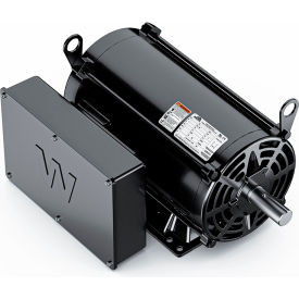 Compressor Duty Motor, 5HP, 1800 RPM, 230V, ODP, 184T Frame view 2