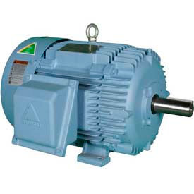 Worldwide Electric Corporation HHI1-12-145T Hyundai PEM Motor HHI1-12-145T, TEFC, Rigid, 3 PH, 145T, 208-230/460V, 1 HP, 1200 RPM, 1.8 FLA image.