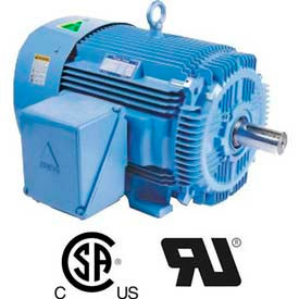 Worldwide Electric Corporation HHI125-18-444TSBB Hyundai PEM Motor HHI125-18-444TSBB, TEFC, Rigid, 3 PH, Short Shaft, 444T, 125 HP, 1800 RPM, 142 FLA image.