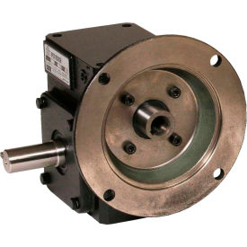 Worldwide Electric Corporation HdRF133-10/1-L-56C Worldwide HdRF133-10/1-L-56C Cast Iron Right Angle Worm Gear Reducer 101 Ratio 56C Frame image.