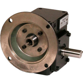 Worldwide Electric Corporation HdRF237-10/1-R-145TC Worldwide HdRF237-10/1-R-145TC Cast Iron Right Angle Worm Gear Reducer 101 Ratio 145T Frame image.