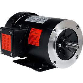 1HP General Purpose Motor, 3600 RPM, C-Face with Removable Base view 2
