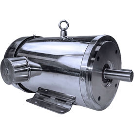 SS Washdown Duty Motor, 1-1/2HP, 1200 RPM, TEFC, 2.45 FLA,182TC Frame view 2