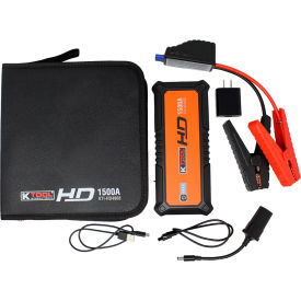 INTEGRATED SUPPLY NETWORK HD4903 K-Tool International Compact Jump Starter 1500 Amp 12-Volt 24000Mah image.