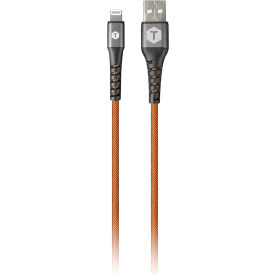 INTEGRATED SUPPLY NETWORK TT-PC8-IP2 Mizco Pro Armor Weave Lightning To Usb 8 Ft. Cable With Slim Tip image.