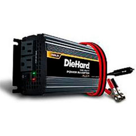INTEGRATED SUPPLY NETWORK 71496 Schumacher Electric Diehard Power Inverter With Hd Battery Clamps image.