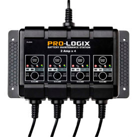 INTEGRATED SUPPLY NETWORK PL4020 Clore 12V 2A 4-Bank Solar Pro-Logix Battery Charger - PL4020 image.