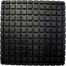 INTEGRATED SUPPLY NETWORK LP608 The Main Resource Lift Pads For Bend Pack Square Slip-On Rubber Pad, 5-1/2" X 5-1/2" X 1" image.