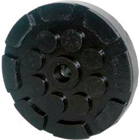 INTEGRATED SUPPLY NETWORK LP622 The Main Resource Lift Pad For Quality, Molded Rubber Rubber Pad, 4-3/4" Round image.