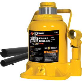 INTEGRATED SUPPLY NETWORK W1644 Performance Tool 20 Ton Shorty Hydraulic Bottle Jaca438D440K image.