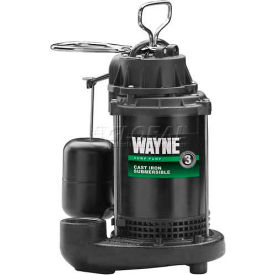 Wayne Water Systems 56270-WYN3 Wayne® CDU800 1/2 HP Cast Iron Sump Pump image.