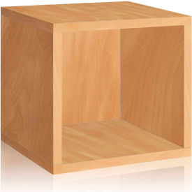 Way Basics BS-285-340-320-CR Way Basics Eco Stackable Storage Cube, Natural image.