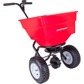 EARTHWAY PRODUCTS INC 2170 EarthWay 2170 100 Lb Capacity Commercial Broadcast Spreader W/13" Pneumatic Stud Tires image.