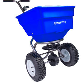 EarthWay Commercial Stainless Steel 100lb.Broadcast Spreader 13"Pneumatic Stud Tires (High Output) 
