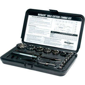 RotaCut Hole Cutter Combo Kit, 5/16 to 1-1/2" Diameter x 1/4" & 1/2" Depth of Cut view 2