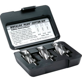 RotaLoc Plus Cutter Kit, 9/16, 11/16, 13/16" Diameter, 1" Depth of Cut view 2