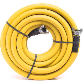 Rubber Jack Hammer Hose Assembly, 3/4" X 50' - Yellow view 2