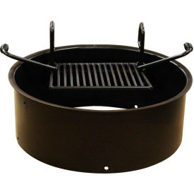 Drop Grate Fire Ring, 30" Dia. x 11-3/8"H, Black view 2