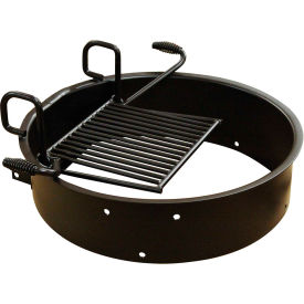 Drop Grate Fire Ring, 30" Dia. x 7-3/8"H, Black view 2