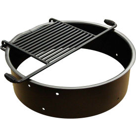 Flip Grate Fire Ring, 30" Dia. x 9"H, Black view 2