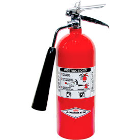 Amerex 5LB CO2 Fire Extinguisher, Wall Mount, Type B, C