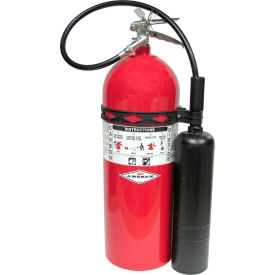 AMEREX CORP. Model 332 PN 1708 Amerex 20LB CO2 Fire Extinguisher, Wall Mount, Type B, C image.