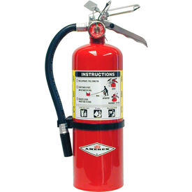 Amerex 5LB Dry Chemical Fire Extinguisher, Wall Mount, Type A, B, C