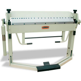 BAILEIGH INDUSTRIAL HOLDINGS 1000399 Baileigh Industrial Manually Operated Box and Pan Hardened Finger Brake, 40"L, 12 Gauge image.