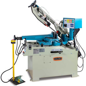 BAILEIGH INDUSTRIAL HOLDINGS 1001570 Baileigh Industrial Gear Driven Dual Miter Band Saw, 2 HP, Single Phase, 220V, BS-350SA image.