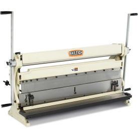 BAILEIGH INDUSTRIAL HOLDINGS 1006968 Baileigh Industrial 3 in 1 Combination Shear Brake and Roll, 40" Bed Width, 20 Gauge image.