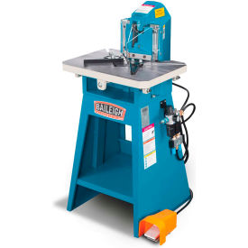 BAILEIGH INDUSTRIAL HOLDINGS 1007236 Baileigh Industrial Fixed Angle Sheet Metal Notcher, 11 Gauge Mild Steel Air Operated, 5" Blade image.