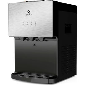 Premium Self Cleaning Bottleless Countertop Water Cooler, 2 Stage Filter, Silver view 2