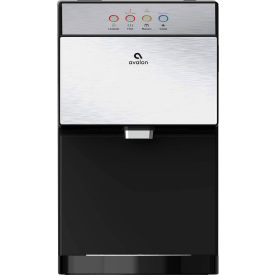 Electric Countertop Bottleless Water Cooler Dispenser, 2 Stage Filter, Black view 2
