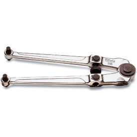 100 Round Pin Wrench For Ring Nuts with Chrome Plated Finish, 9-7/8" Long view 2