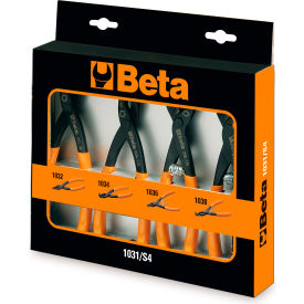 Beta 1031/S4 Retaining Ring Snap Ring Circlip Plier 4 Piece Set 