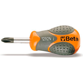 Beta 1292N #2 Screwdriver For Cross Head Phillips® Screws Extra Short 6mm x 30mm 