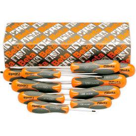 Beta 1293/S Set of 10 Slotted and Phillips® Cross Head Screwdrivers 