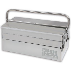 Beta C20TSS 5-Section Cantilever Stainless Steel Tool Box 17-3/4"W x 7-7/8"D x 8-1/4"H Silver 