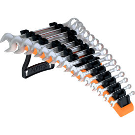 15 Piece 6mm to 24mm 12-Point 15° Offset Combination Wrench Set, Silver view 2
