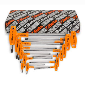 Beta 97TTX T6 - T50 Torx Key with Ergonomic T-Handle Set of 13 