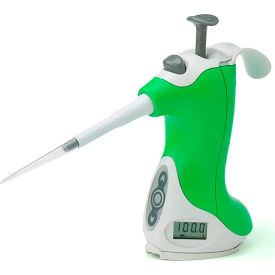 CELLTREAT SCIENTIFIC PRODUCTS LLC 1057-0100 Celltreat  10-100L Pipette, Ovation, Quick-Set (QS), Green image.