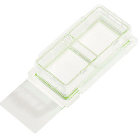 CELLTREAT SCIENTIFIC PRODUCTS LLC 229162 CELLTREAT® 2 Chamber Cell Culture Slide, Glass, Sterile image.