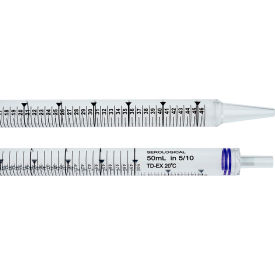 CELLTREAT SCIENTIFIC PRODUCTS LLC 229230B CELLTREAT® 50mL Serological Pipet, Individually Wrap, Sterile, Polystrene, 90/PK image.