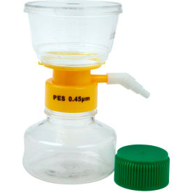 CELLTREAT SCIENTIFIC PRODUCTS LLC 229701 CELLTREAT® 150ml Filter System, 0.45µm PES Filter, 50mm Diameter, Sterile, 12/Case image.