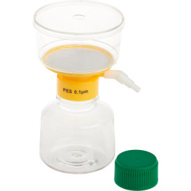 CELLTREAT SCIENTIFIC PRODUCTS LLC 229722 CELLTREAT® 250mL Filter System, PES Filter, 0.10µm, 75mm, Sterile, Polystyrene, 12/PK image.