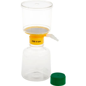 CELLTREAT SCIENTIFIC PRODUCTS LLC 229723 CELLTREAT® 500mL Filter System, PES Filter, 0.10µm, 90mm, Sterile, Polystyrene, 12/PK image.